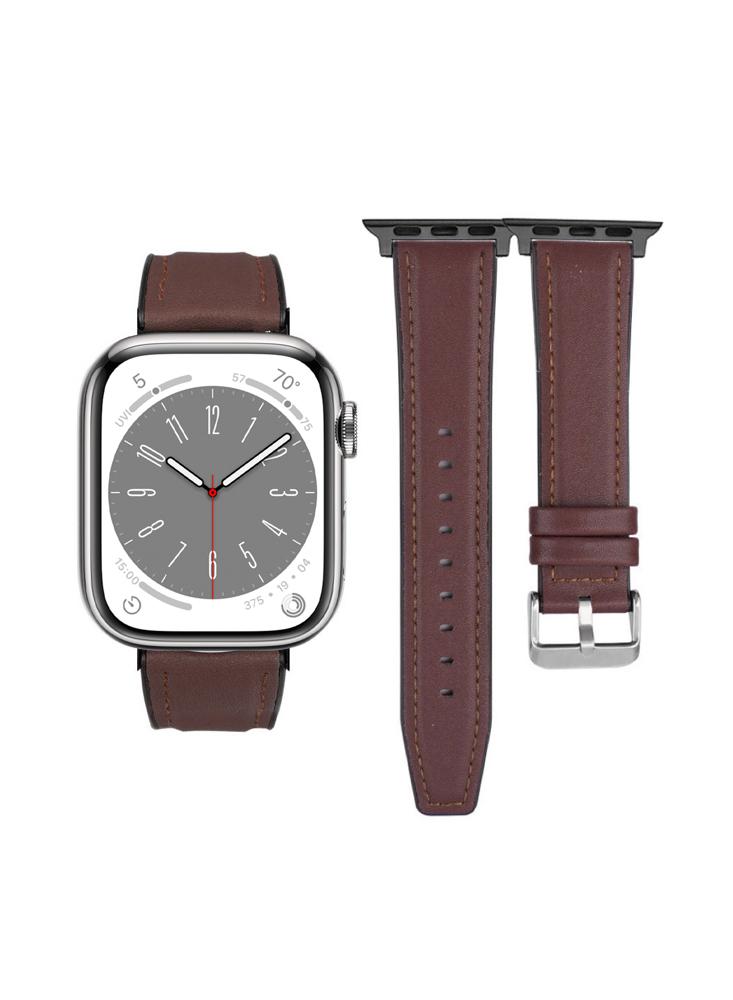 Perfii Official Hybrid Leather Replacement Band For Apple Watch 41\/40\/38mm Series 8\/7\/6\/5\/4\/SE 25mm 33mm 38mm quick release tactical buckle set metal men male belt buckle clip adjustable buckle for belts bag accessories