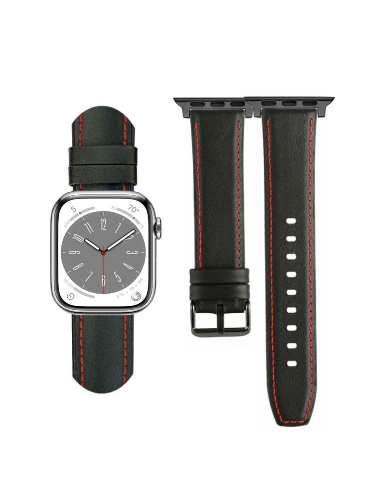 Perfii Official Hybrid Leather Replacement Band For Apple Watch 41\/40\/38mm Series 8\/7\/6\/5\/4\/SE wide cummerbund women pu leather waist belt adjustable metal buckle elastic band female hollowed out belts decorative coat dress