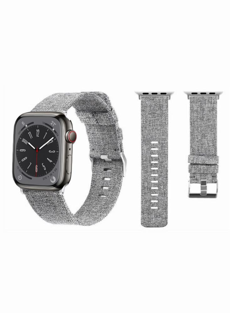 Perfii Fabric Replacement Band For Apple Watch 49/45/44/42mm Series Ultra/8/7/6/5/4/SE