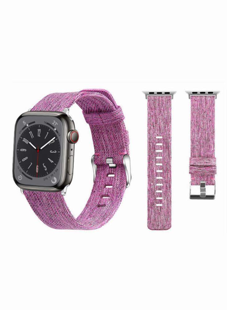 Perfii Fabric Replacement Band For Apple Watch 41/40/38mm Series 8/7/6/5/4/SE 2 pcs adjustable game bracelet elastic strap for ns switch controller wrist dance band armband for switch dance