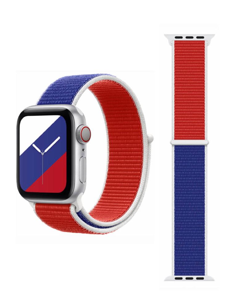 Perfii Flag Nylon Loop Replacement Band  For Apple Watch 49/45/44/42mm Series Ultra/8/7/6/5/4/SE poland flag much thicker and more durable family garden decor flag 3x5 foot