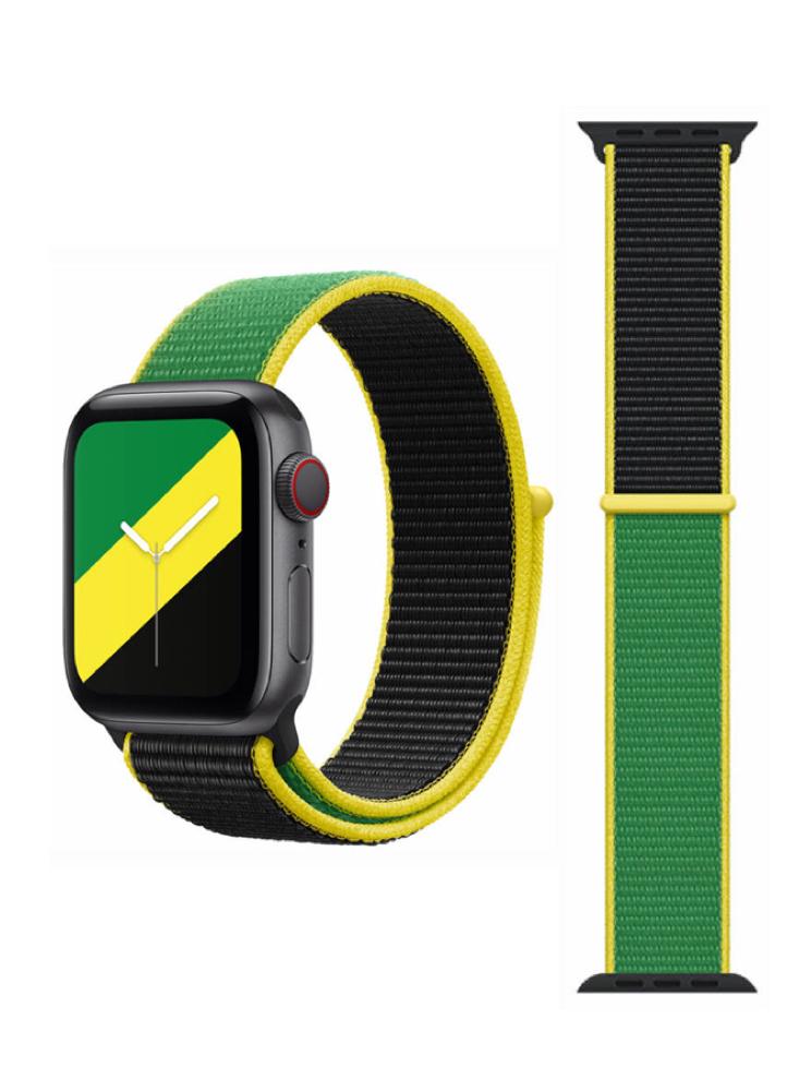 Perfii Flag Nylon Loop Replacement Band  For Apple Watch 49/45/44/42mm Series Ultra/8/7/6/5/4/SE aerlxemrbrae flag 90 150cm the palestine flag polyester flag high quality