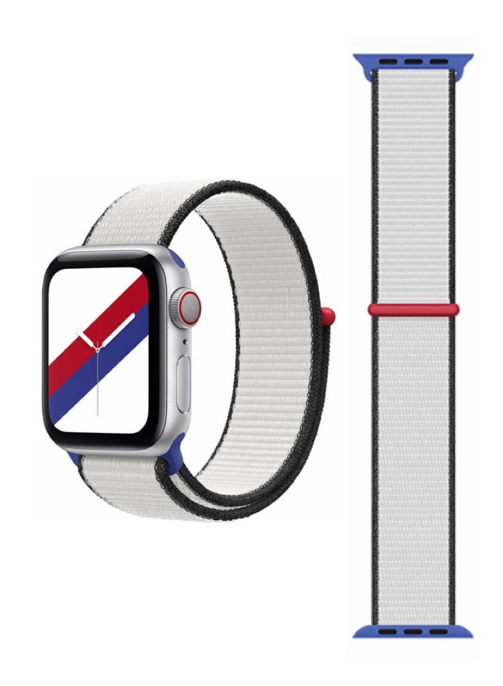 Perfii Flag Nylon Loop Replacement Band  For Apple Watch 49/45/44/42mm Series Ultra/8/7/6/5/4/SE samhain v2 t shirt white vintage poster horror punk band all sizes s 5xl