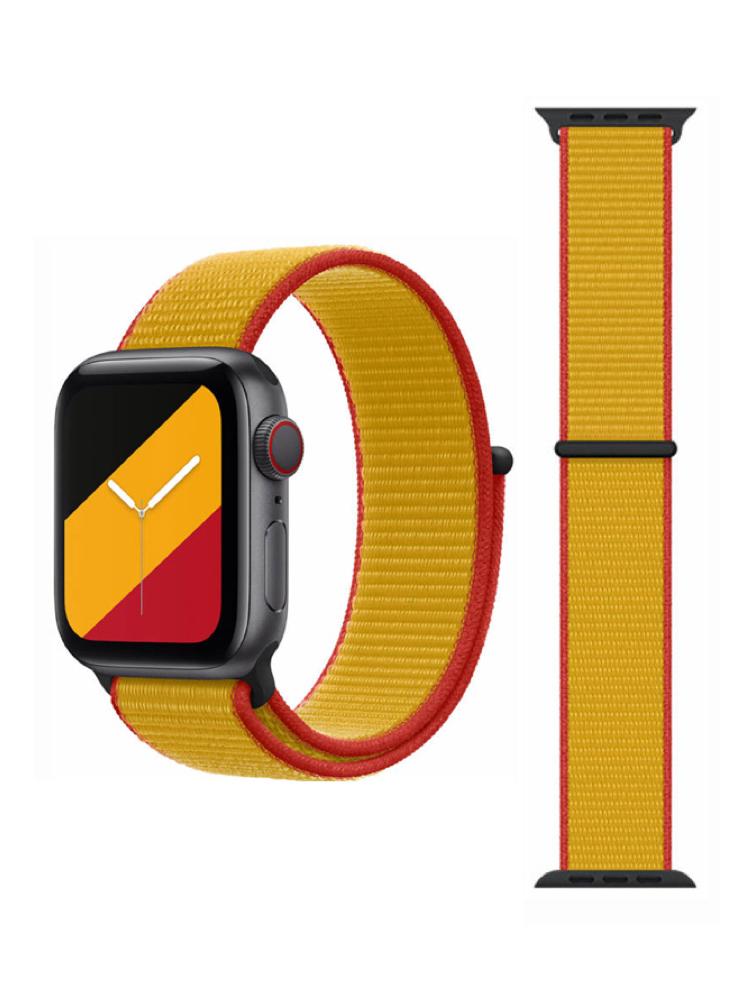 Perfii Flag Nylon Loop Replacement Band  For Apple Watch 49/45/44/42mm Series Ultra/8/7/6/5/4/SE soft and comfortable nylon loop strap for apple watch band 44mm 40mm 38mm 42mm 45mm 41mm elastic buckle iwatch series 7 se 6543