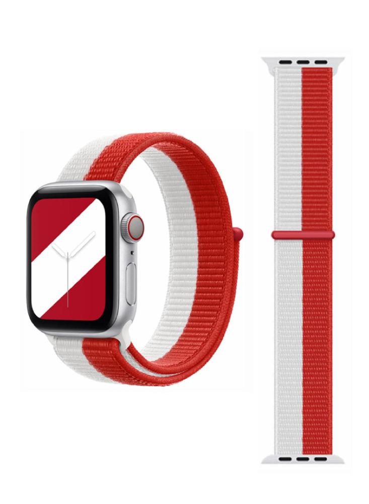 Perfii Flag Nylon Loop Replacement Band  For Apple Watch 49/45/44/42mm Series Ultra/8/7/6/5/4/SE four colors available for g ba sp for g ameboy housing case cover replacement full shell for advance sp