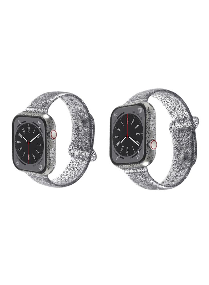 Perfii Solid Case Replacement Band For Apple Watch 41/40/38mm Series 8/7/6/5/4/SE цена и фото