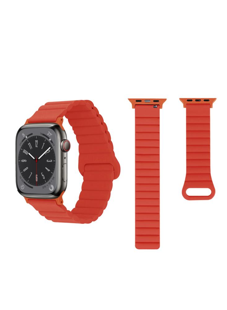 Perfii Silicone Loop Replacement Band For Apple Watch 49/45/44/42mm Series Ultra/8/7/6/5/4/SE