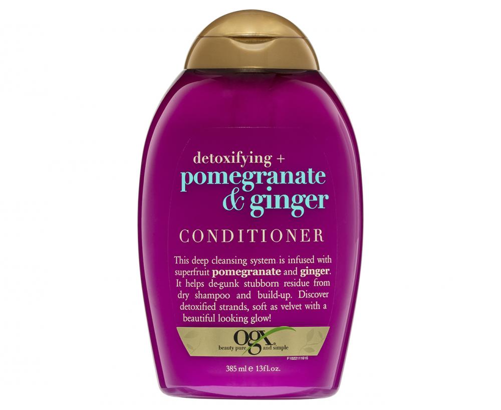 OGX DETOXIFYING + POMEGRANATE \& GINGER CONDITIONER 385 ML 30ml ginger king hair nutrient liquid ginger king hair liquid improves frizz and nourishes the hair and scalp
