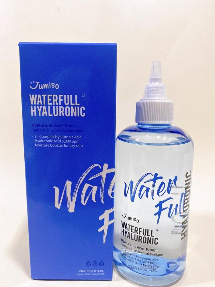 JUMISO WATERFULL HYALURONIC TONER 250ML средства для умывания it s skin тонер для лица увлажняющий hyaluronic acid moisture toner