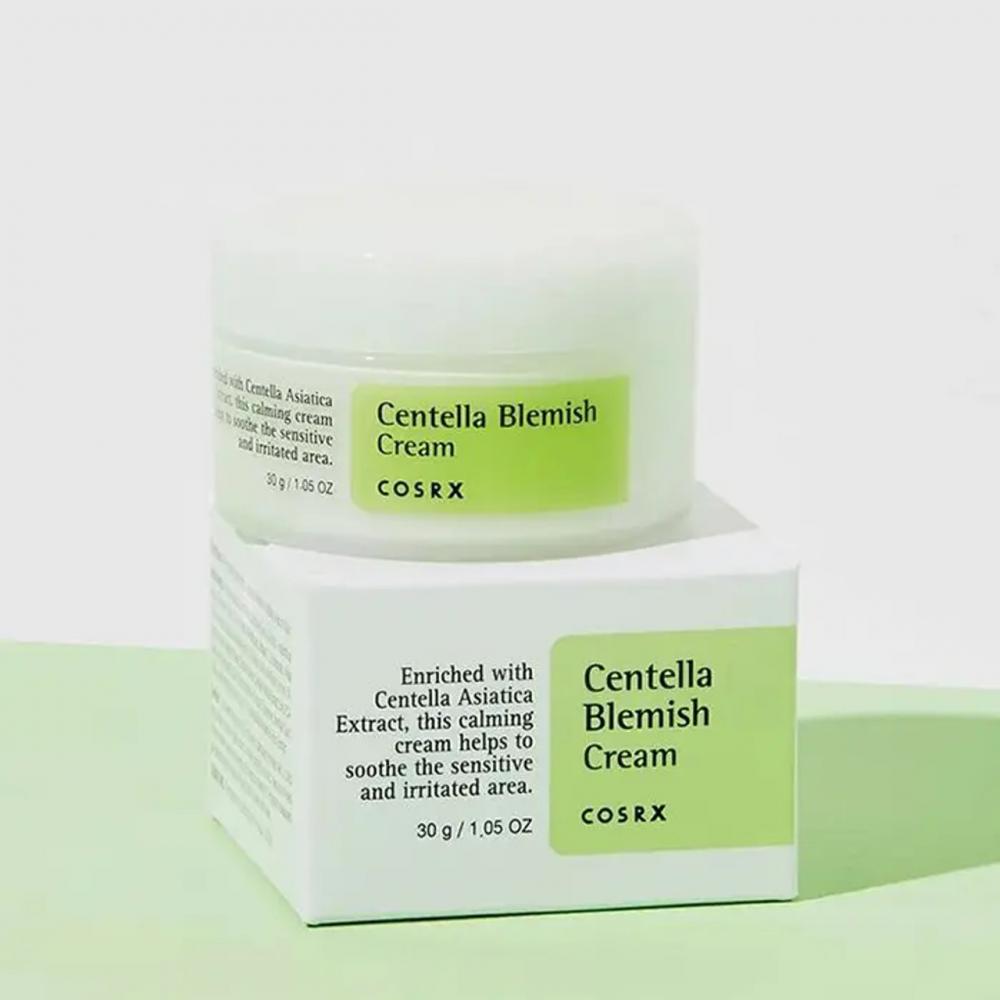 COSRX CENTELLA BLEMISH CREAM 30G effective acne removal cream acne treatment fade acne spots oil control shrink pores whitening moisturizing acne face cream 30g