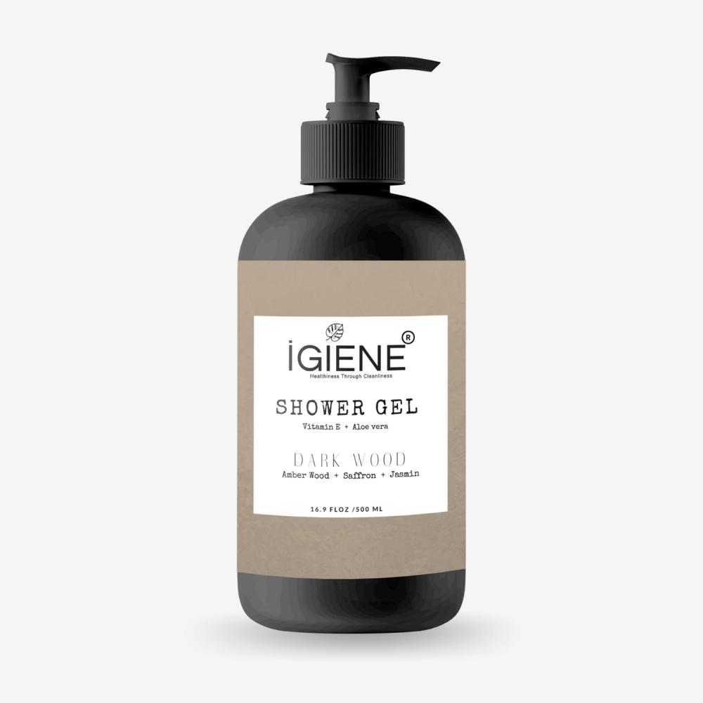 IGIENE Shower Gel - Dark Wood - 500 ml aroma sensations feel the massage skin renewing bath and shower gel 2x 500 ml
