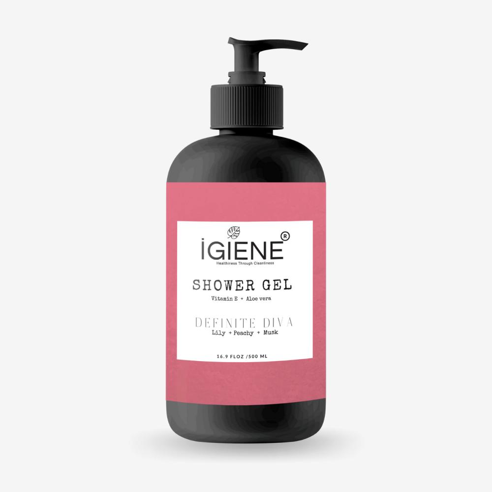 IGIENE Shower Gel - Difinite Diva - 500 ml natyr sport shower gel for men 200 ml