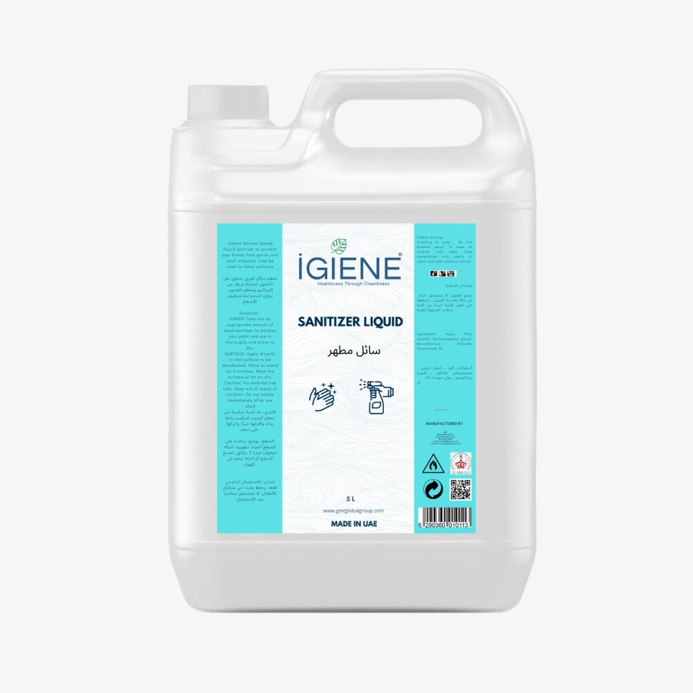 IGIENE Hand Sanitizer Liquid - 5 L igiene carpet cleaner 5l