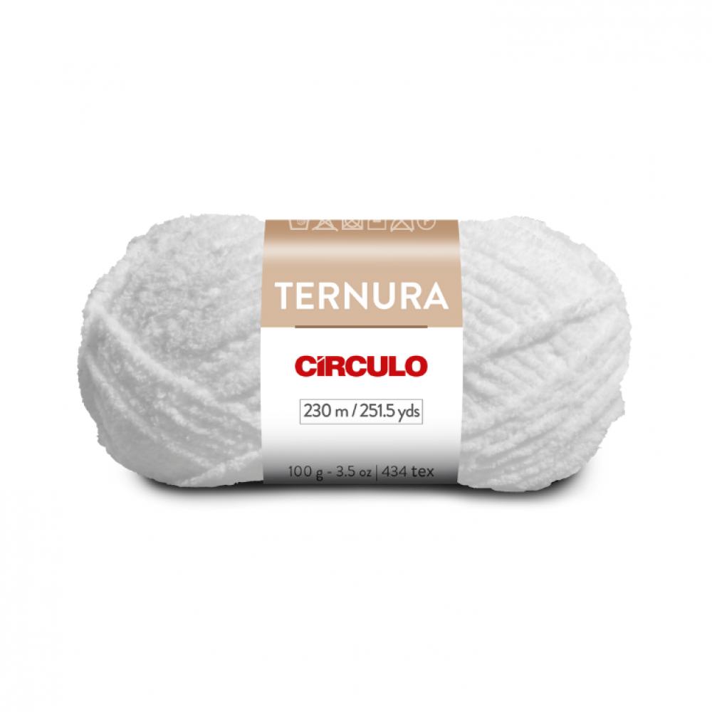 Circulo Ternura Yarn - Branco (1000) circulo flat yarn branco 8001