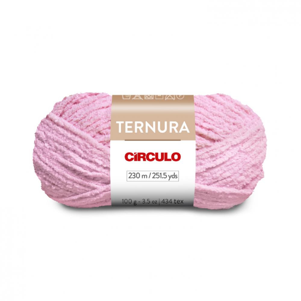 Circulo Ternura Yarn - Rosa Candy (3526) 6pcs set auxiliary weaving plastic mesh with fawn chain buckle sewing needle embroidery acrylic yarn crafting bag accessories