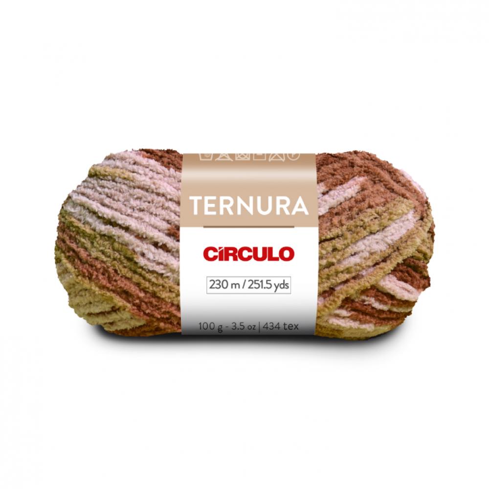 Circulo Ternura Yarn - Mescla Cator (4057) circulo veludo molhado yarn laranja ipe 4229