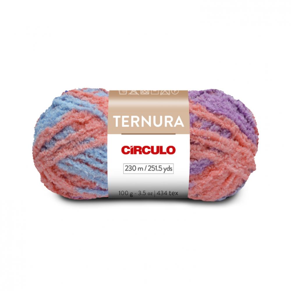 Circulo Ternura Yarn - Doce (9593) circulo veludo molhado yarn laranja ipe 4229