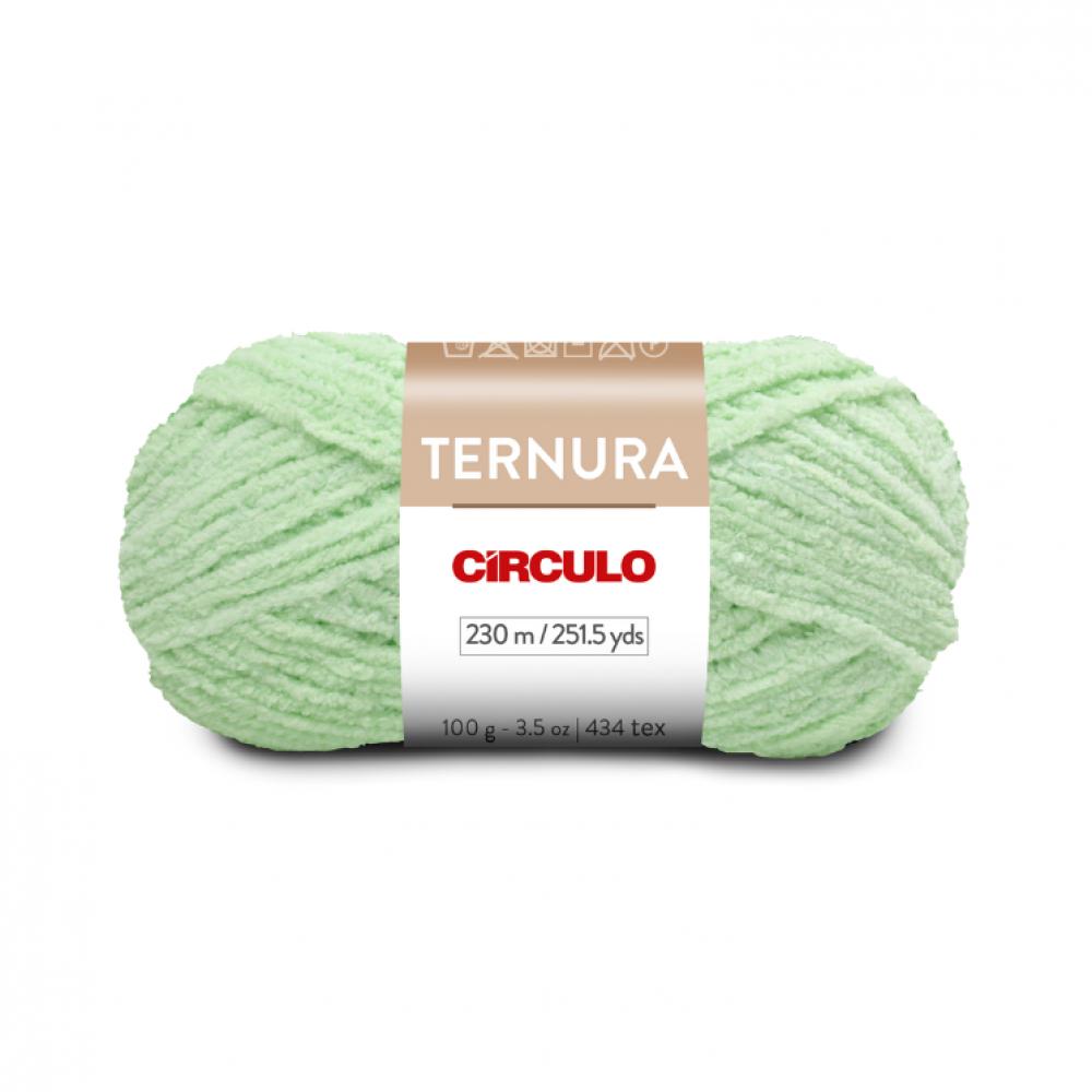 Circulo Ternura Yarn - Verde Gelido (5232) 6pcs set auxiliary weaving plastic mesh with fawn chain buckle sewing needle embroidery acrylic yarn crafting bag accessories