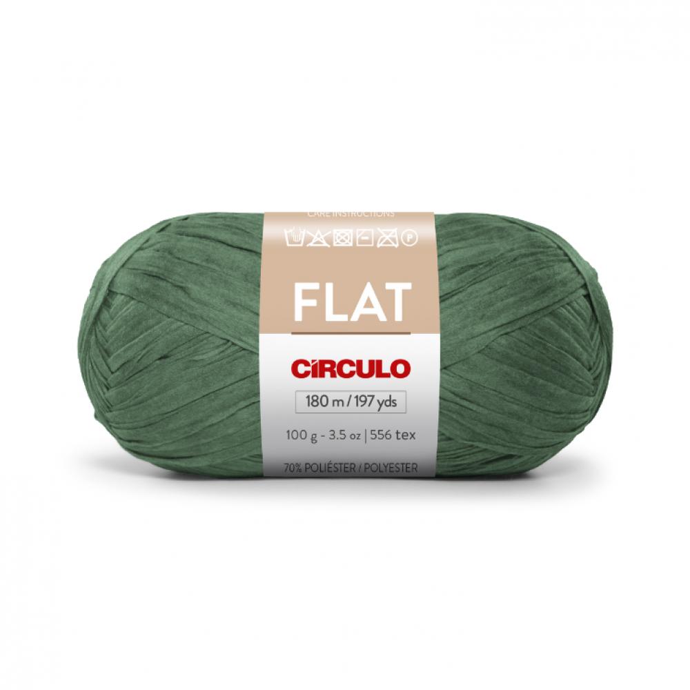 Circulo Flat Yarn - Celeste (5320) circulo flat yarn terra 7893