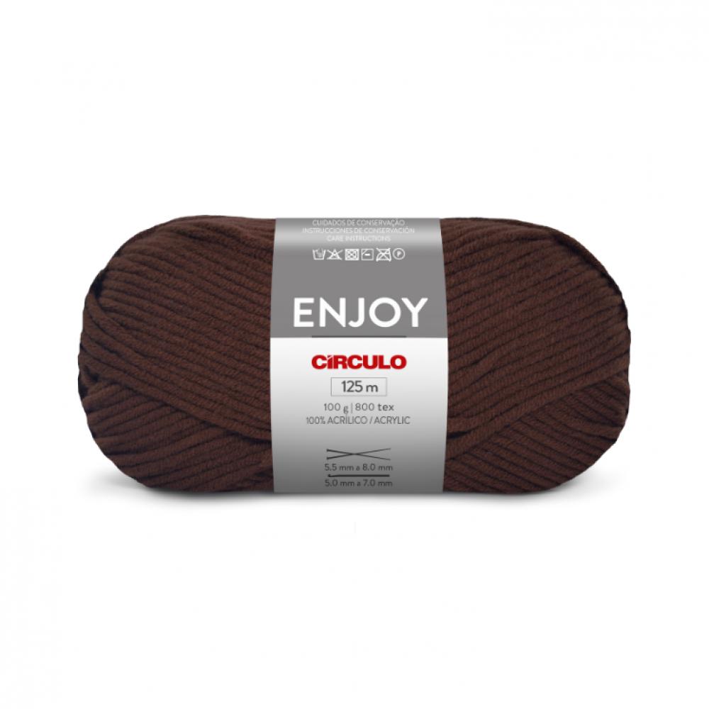 Circulo Enjoy Yarn - Aguia (7869) 1 roll cotton yarn for knitting string dyed crochet yarn for handmade projects great for weaving embroidery diy crafts dropship