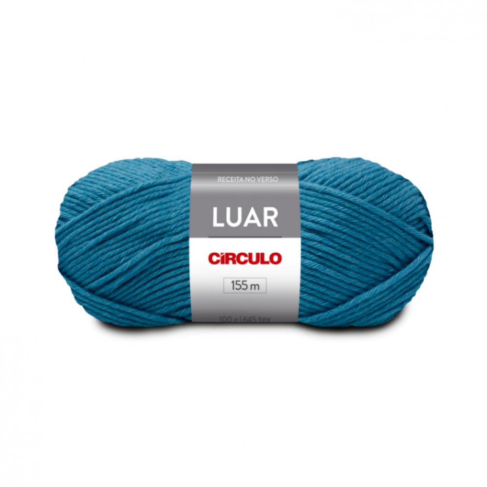 Circulo Luar Yarn - Azul Retro (2462) 22 needles children s knitting machine diy white rabbit wool knitting machine with woolen toys