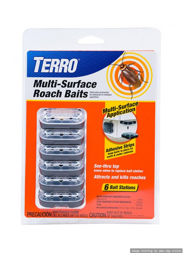 mcewan i the cockroach Terro Multi Surface Roach Baits