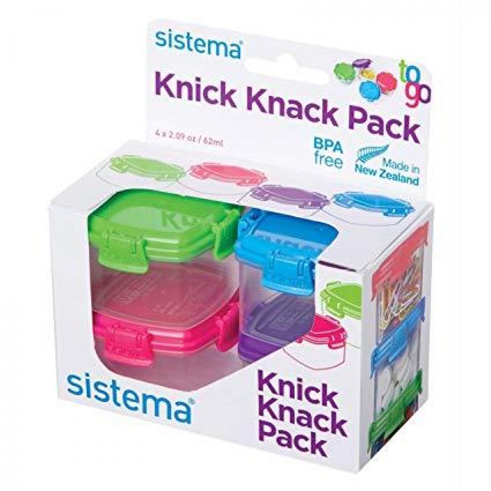 Sistema Mini Knick Knack Pack To Go 62ML miyocar gold bling colorful pacifier and clip set dummy pacifire chain sgs pass bpa free safe ac 8