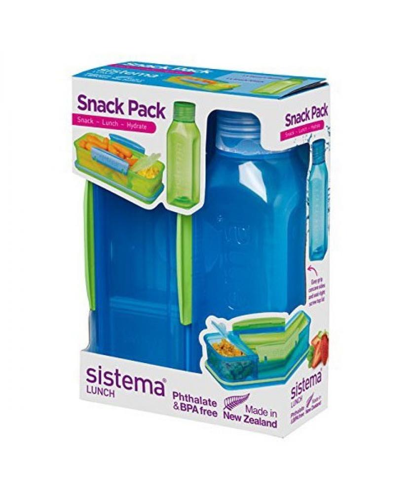 Sistema Snack Pack Blue sistema dressing to go 4 pack