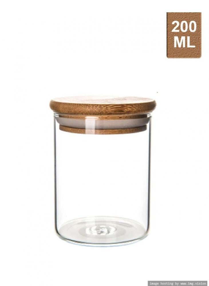 Little Storage Co Herb & Spice Jars 200ML tala 1 2 liter glass jar with bamboo clip top lid stainless steel clips