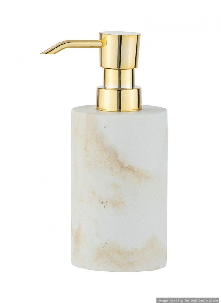 Wenko Soap Dispenser Mod. Odos White & Gold wenko soap dispenser mod odos white