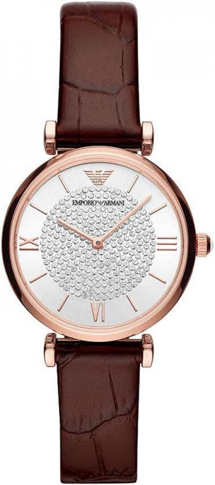 fashion women watches rose gold luxury stainless steel qualities small ladies wristwatches diamond female bracelet watch gifts Emporio Armani Women's Two-Hand, Stainless Steel Watch