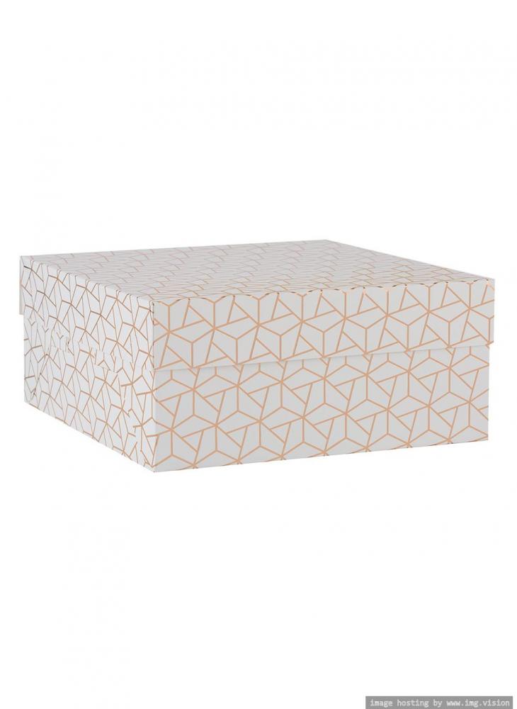 Mason Cash 12 inch Geo Rose Gold Cake Box fake cake for decoration model bar cafe bakery pastry dessert cake house store shop artificial simulation paper cup cake props