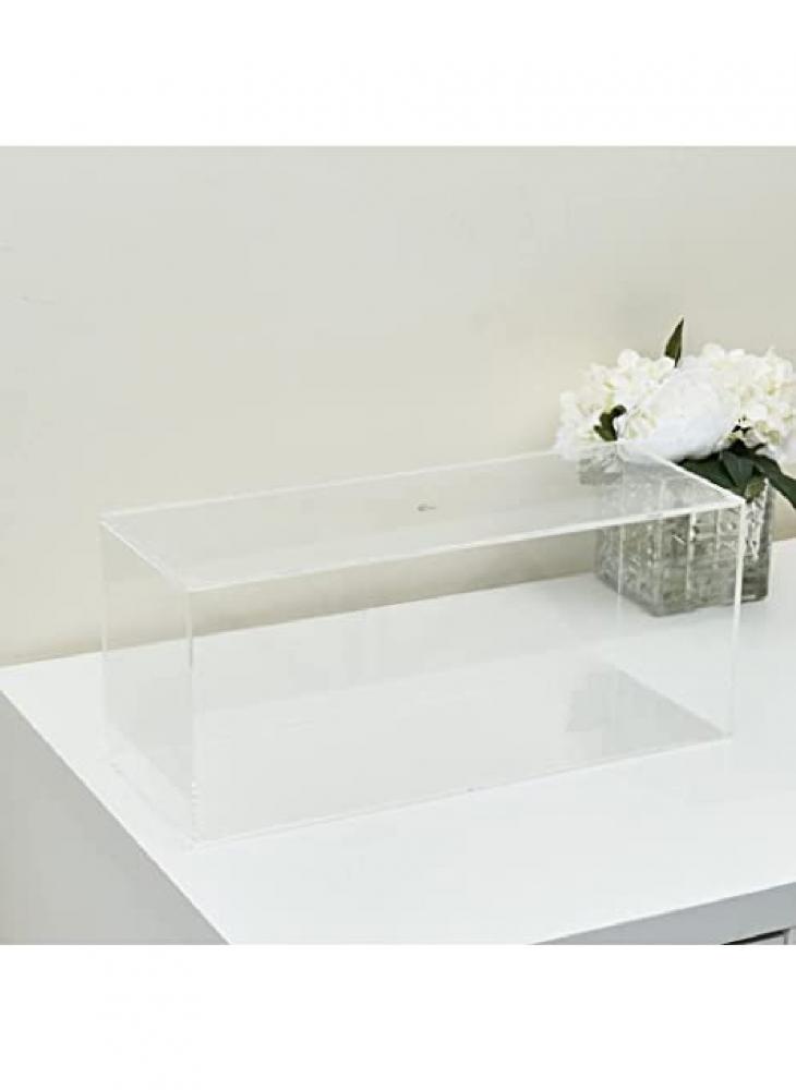 Homesmiths Acrylic Toys Display Clear hs vanity 3 compartments acrylic pen holder box clear