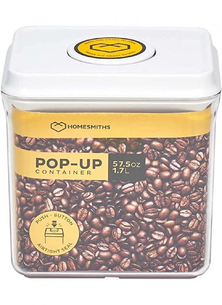 Homesmiths Pop-up 1.7 Liter Rectangle Food Container homesmiths pop up 1 5 liter square food container