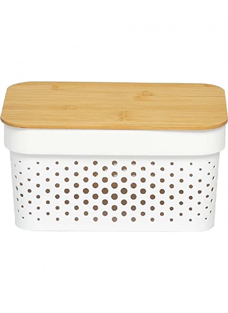 sterilite plastic storage lid box white 16 quart Homesmiths 3.5 Liter Infinity Storage Container with Bamboo Lid
