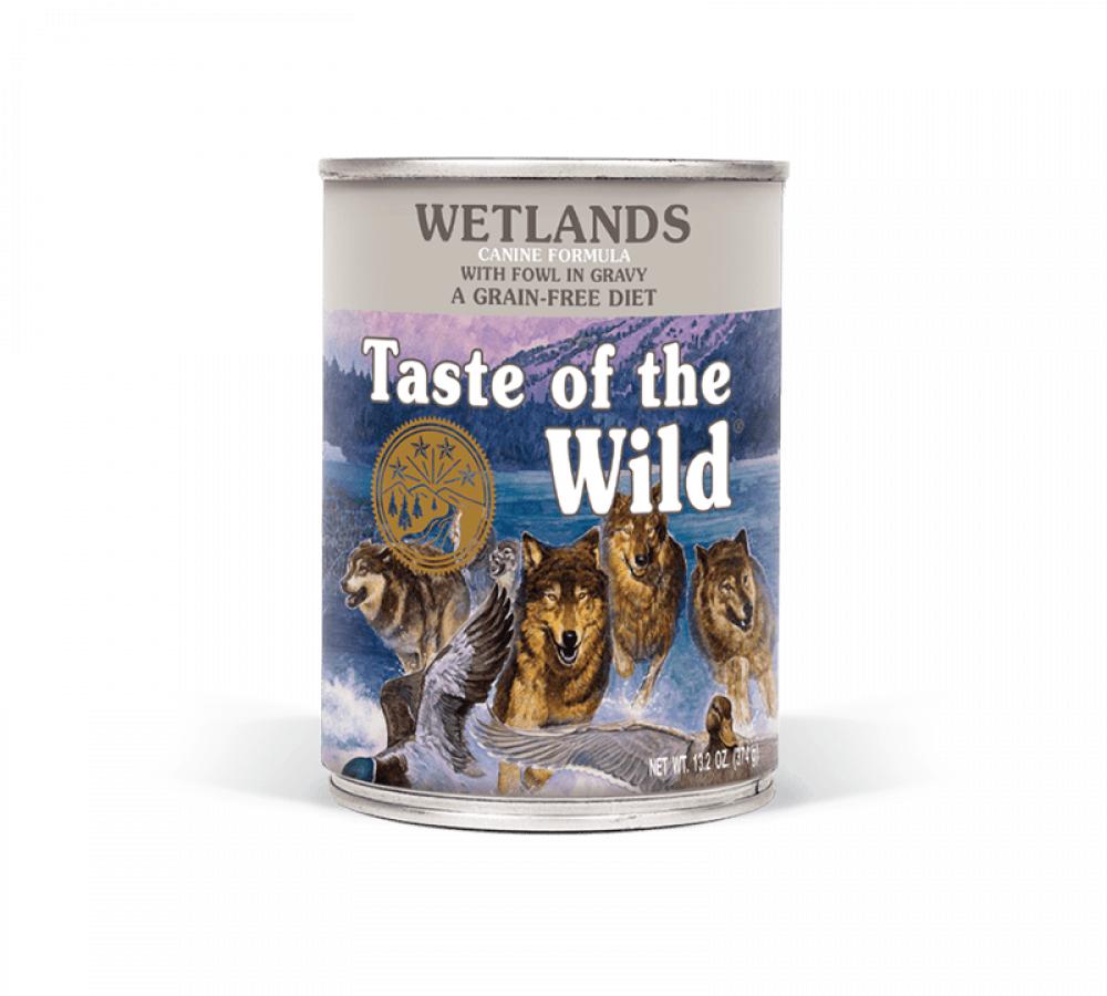 Taste of The Wild Wetlands Canine - 390g taste of the wild duck pouch 390g