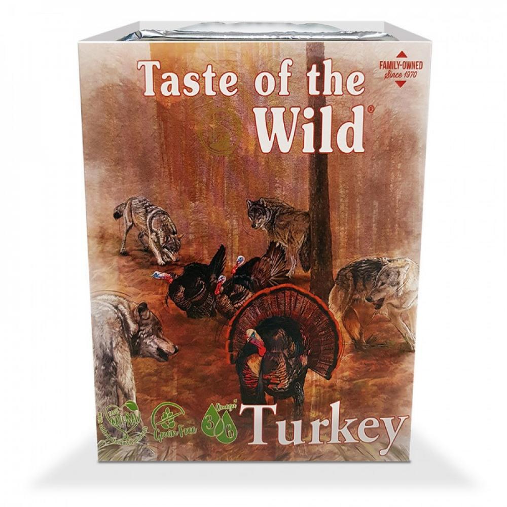 Taste of The Wild Turkey - POUCH - 390g taste of the wild high prairie puppy 12 7kg