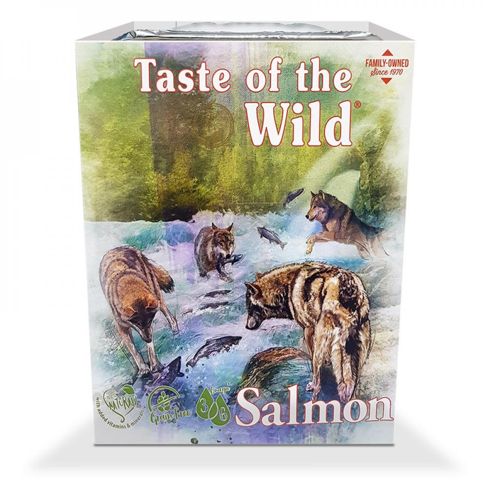 Taste of The Wild Salmon - POUCH - 390g taste of the wild canyon river feline 6 6kg