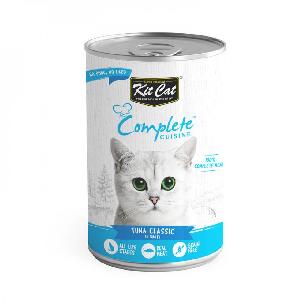KitCat Cat Complete Cuisine - Tuna Classic In Broth - CAN - 150g kitcat cat complete cuisine tuna