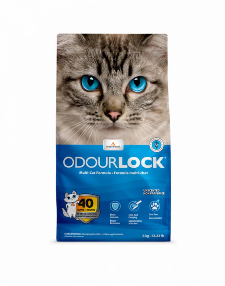 Intersand Odourlock Cat Litter - Original - Unscented - 6kg precious cat odorless super agglomerated cat litter deodorizes and cleans it is loved by cats various specifications