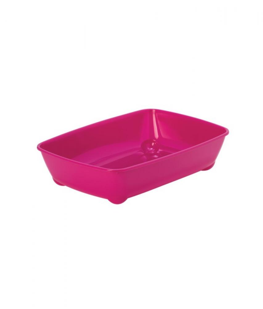 Moderna Arist Cat Litter Box - Purple - Medium moderna arist cat litter box with rim purple l
