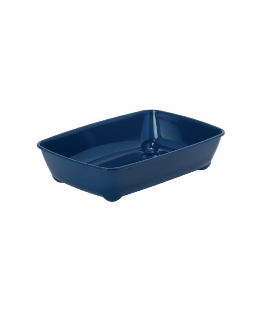 Moderna Arist Cat Litter Box - Dark Blue - Large moderna arist cat litter box with protection dark blue l