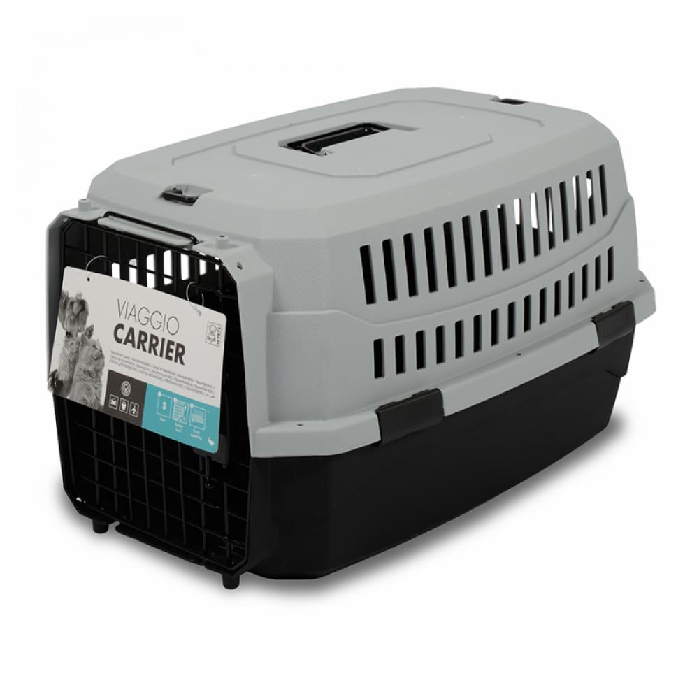 M-Pet Viaggio Carrier - Black\/Gray - S pet carrier space cabin shaped breathable pet carrier cat dog outdoor package bag portable puppy backpack pet travel carrier