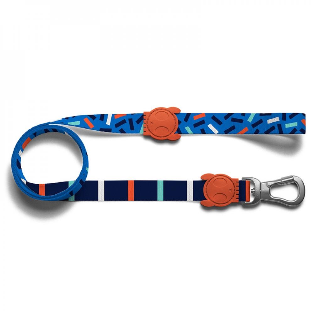 Zee.Dog Atlanta Leash - Blue - XS for pet dog carrying backpack travel shoulder large bags carrier front chest holder for puppy chihuahua pet dogs cat accessories