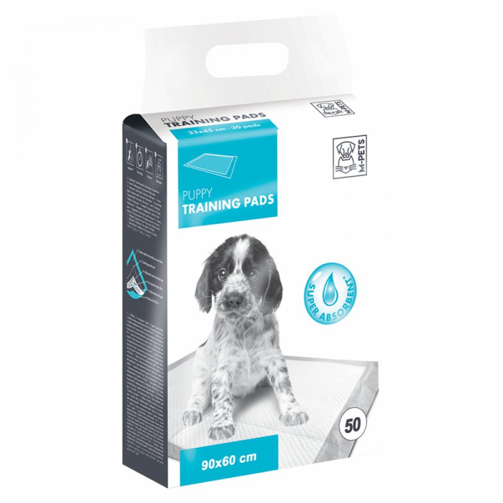 M-Pet Training Pads - 60*90 - 50pcs - XL pawfumes dog and puppy training pads 60 x 90 cms 50 pcs