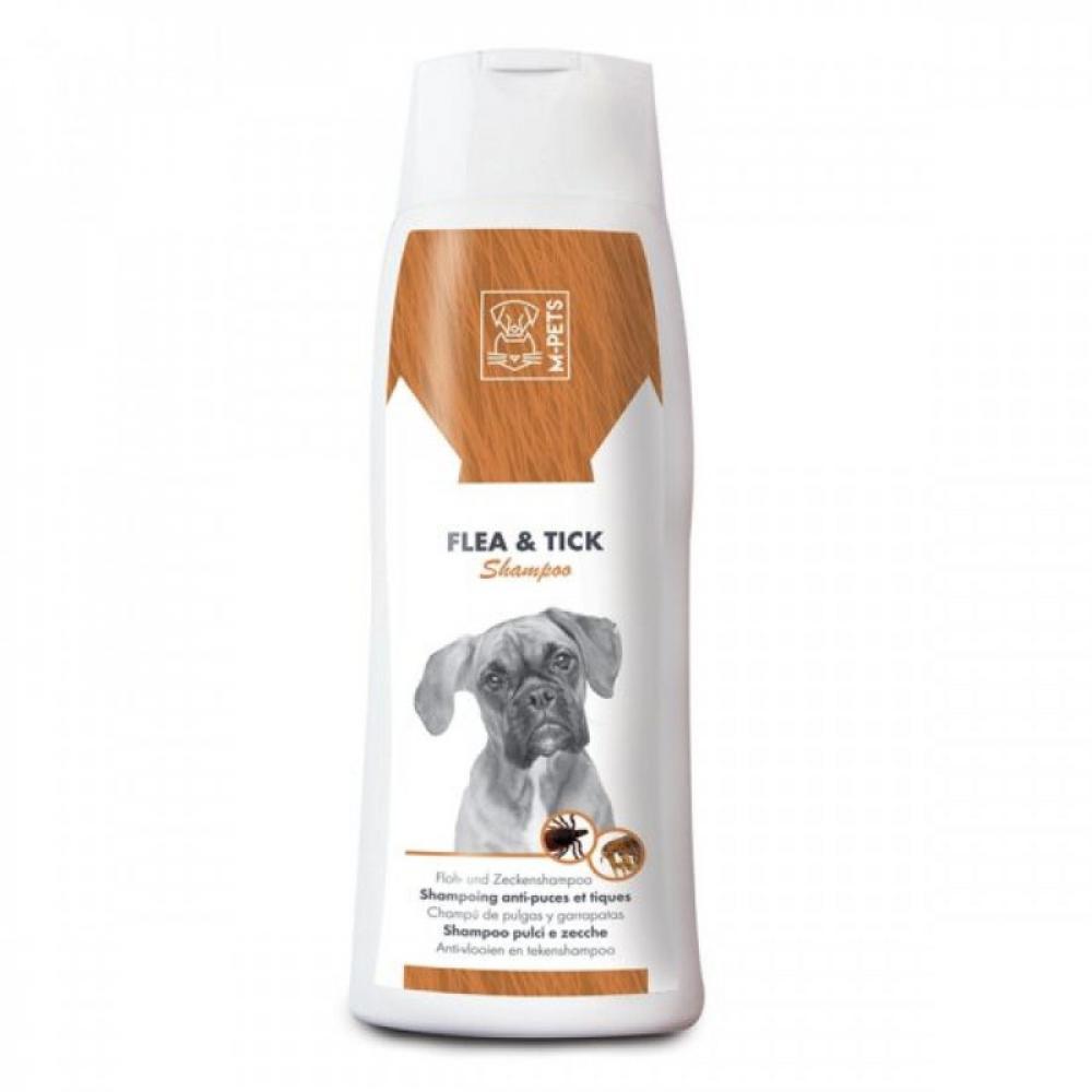 M-Pet Flea \& Tick Shampoo - 250ml m pet natural anti dandruff shampoo dog 250ml