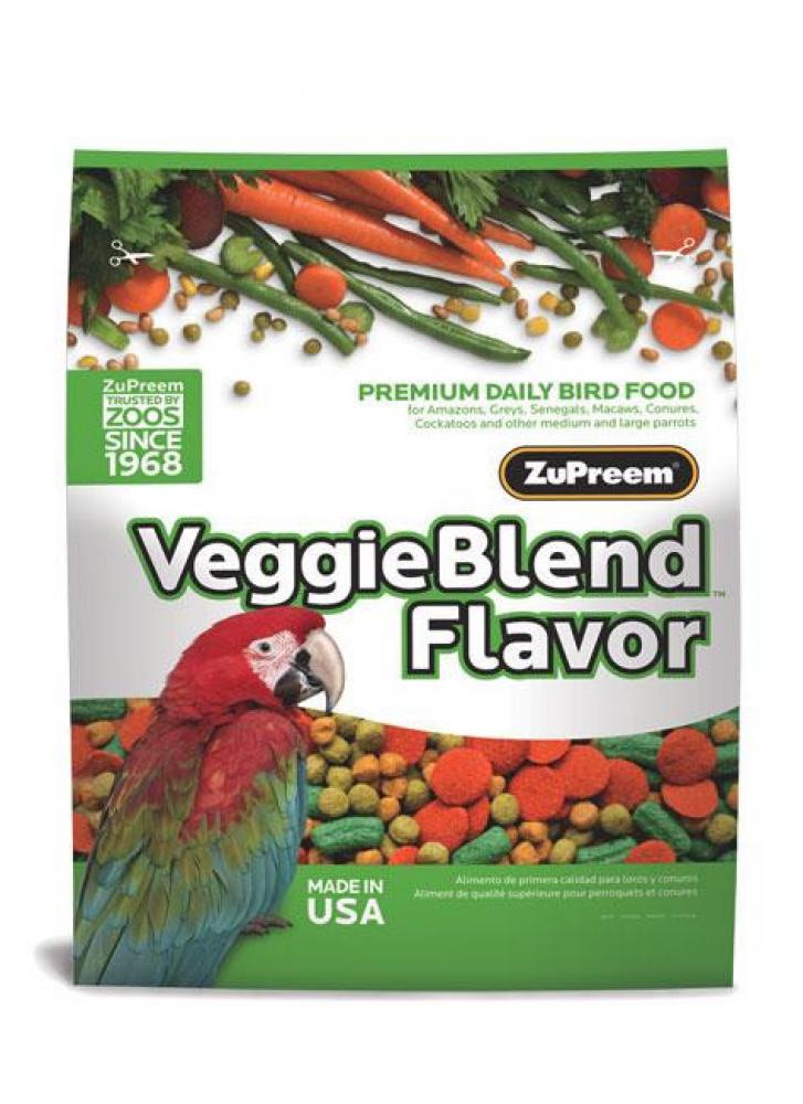 ZuPreem VegiBlend - Parrot \& Conures - BAG - 7.94 KG zupreem sensible seed parrots