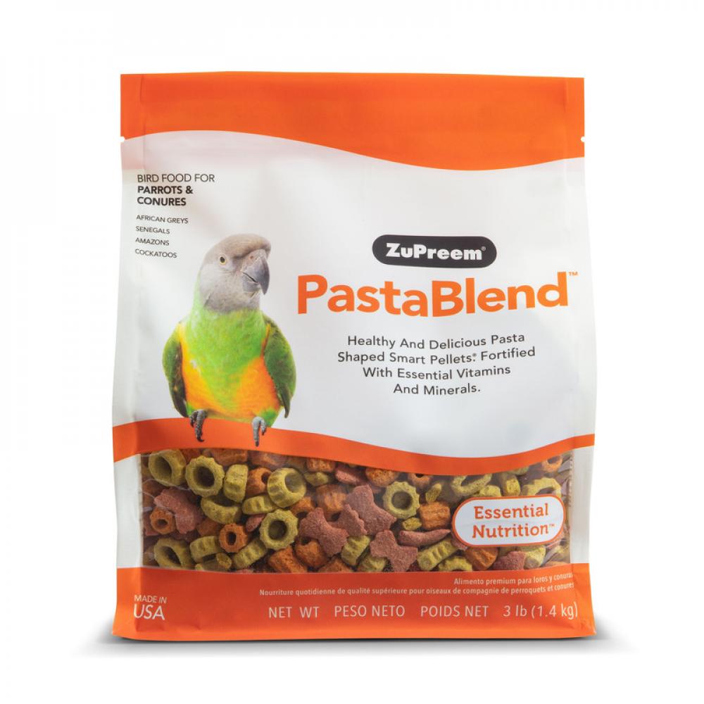 ZuPreem PastaBlend - Parrot \& Conures - 1.4kg zupreem vegiblend parrot