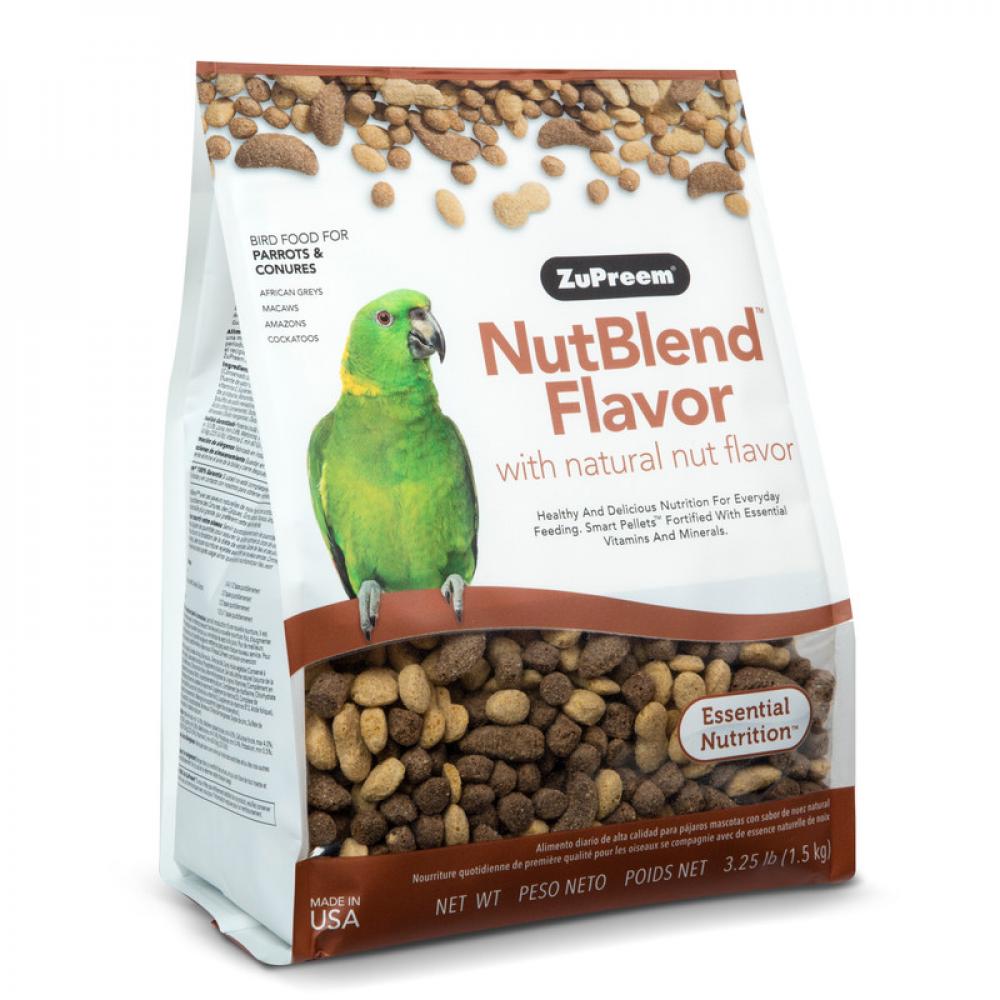 ZuPreem NutBlend - Parrot \& Conures - 1.5kg zupreem natural parrot