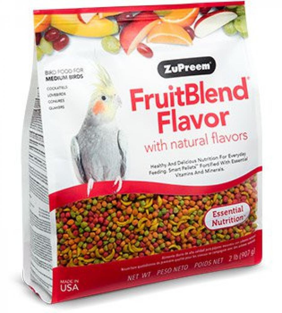 ZuPreem FruitBlend - Medium Bird - 907g zupreem fruitblend flavor very small bird 907g